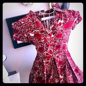 Red summer Tory Burch dress💃